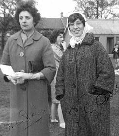 Miss Quass (right)